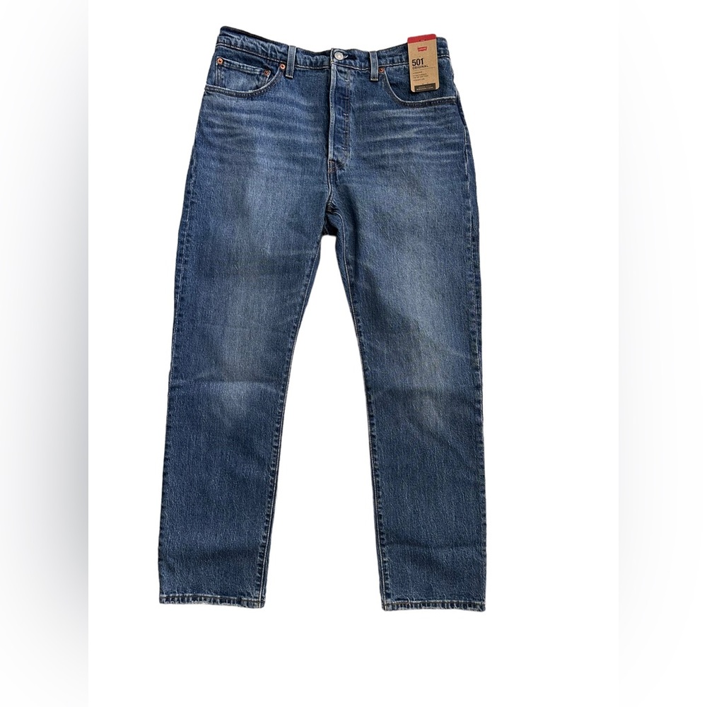 NWT Women’s Levi’s 501 Original Jeans 32x30 Button Fly Straight Leg High Rise